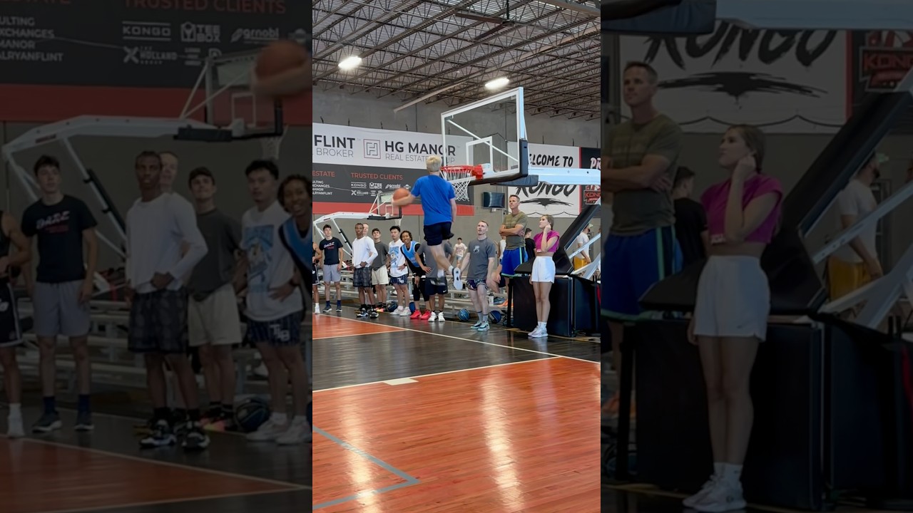 Insane 1 Foot Dunk!