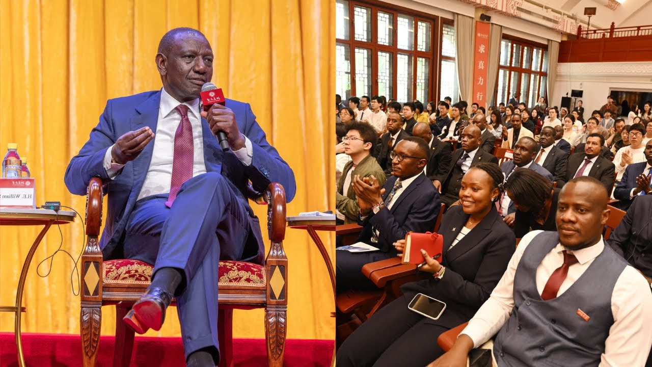 LIVE: President Ruto Meeting Kenyans Living in China, Beijing.