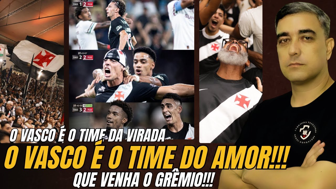 VASCO DE RENATO GAUCHO VIRA + UMA  EMBALA NO CAMPEONATO , CHEGA  A 10ª COLOCAÇÃO, QUE VENHA O GRÊMIO