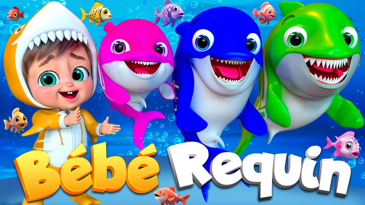 Bébé Requin et les Bulles | Comptines Et Chansons | À Bébé Chanson @SuperLucaLEFrancais