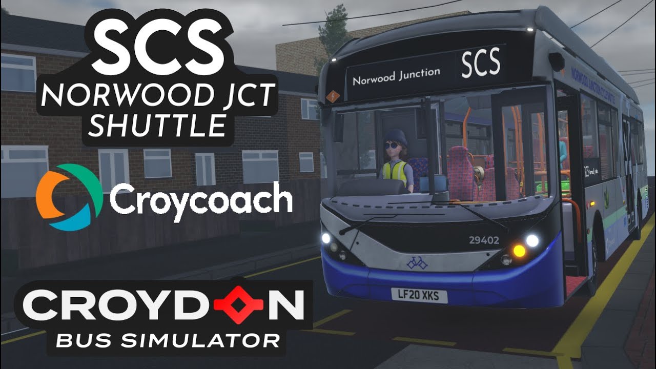 Croydon Bus Simulator | SCS Norwood Junction Shuttle | Enviro200 EV