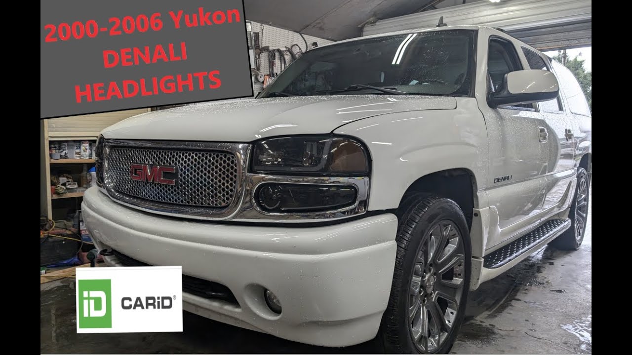 2000-2006 YUKON XL DENALI LUMEN LED DRL ДЫМЧАТЫЕ ФАРЫ # CARID #3w1b #gmc #hot