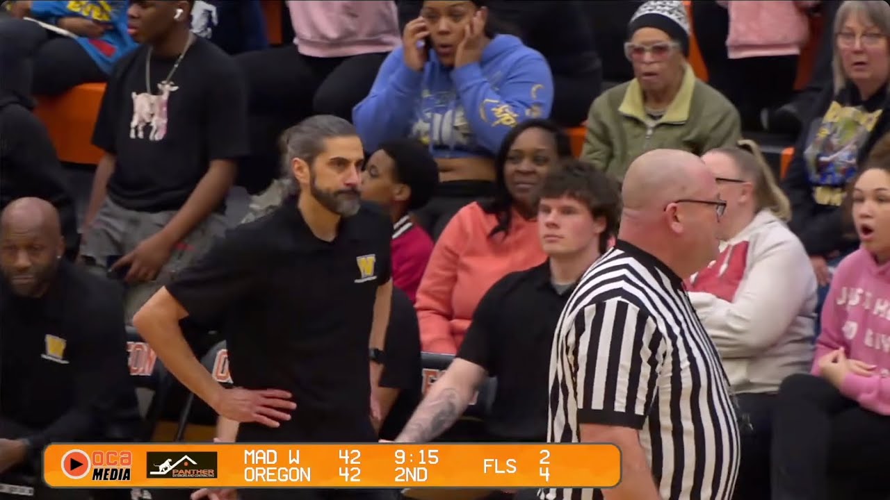 Madison West Coach Drew Slempkes Ejected During Regional Semifinal Against Oregon