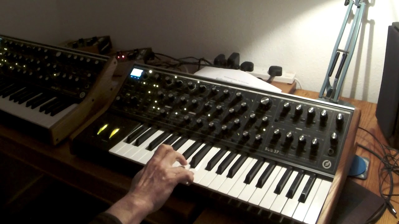 The Dark Island: Two Moog Sub 37s