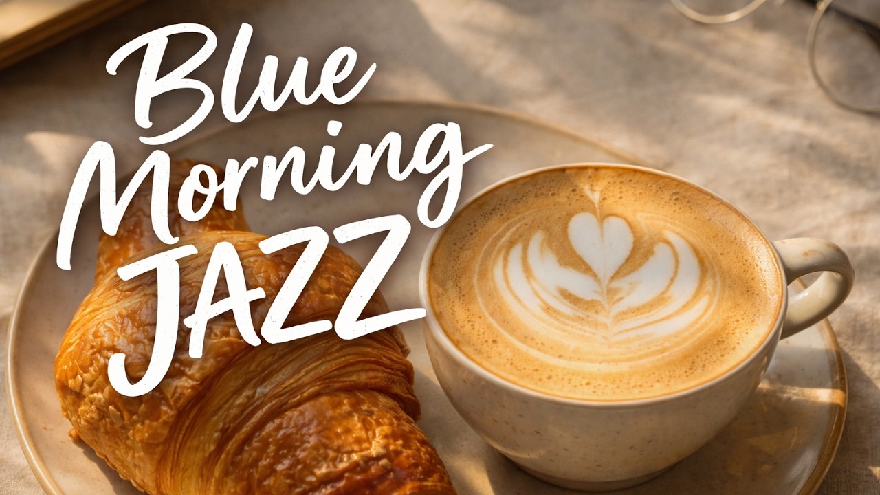 Smooth Blue Morning Jazz ☕ Chill Instrumental Saxophone & Guitar Melodies to Wake Up and Feel Good