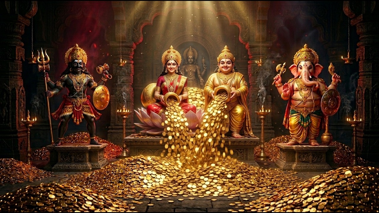 Unlock The 4-Fold Wealth Shield | Ganesha x Bhairava x Lakshmi x Kubera #financialfreedom