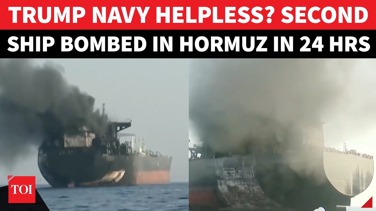 Hormuz War: Iran BOMBS Ship For 'Colluding' With U.S. Navy In Sharp Escalation Amid Trump Threats