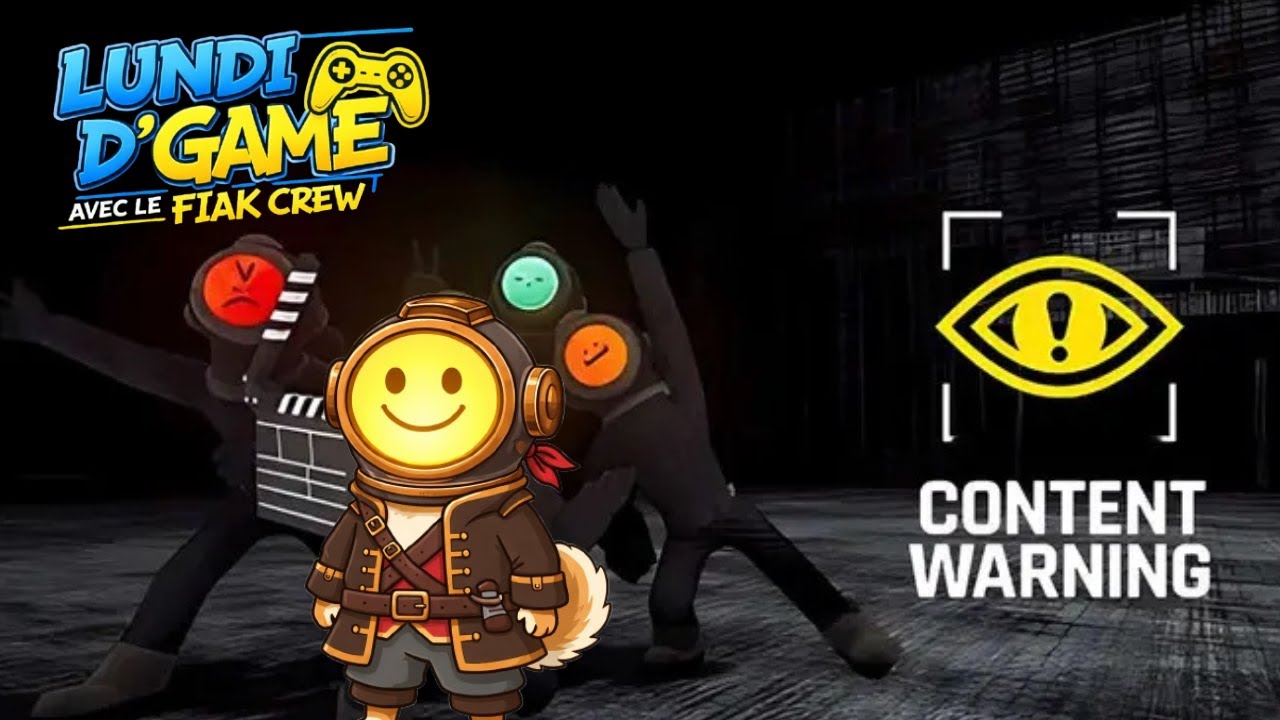 Samedi d'Game le vendredi - Content Warning Avec le Fiak Crew ! #gaming #contentwarning #livegaming
