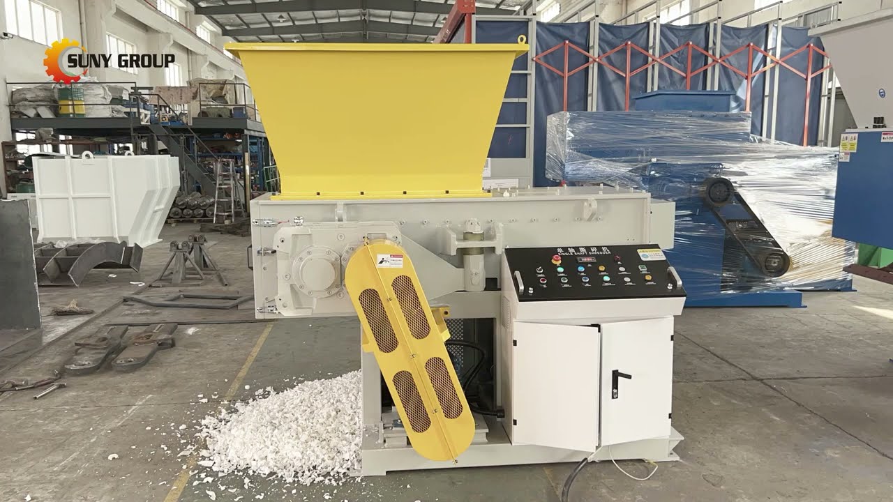 Single Shaft Shredders: Conquer Hard Plastics and Boost Recycling Efficiency!