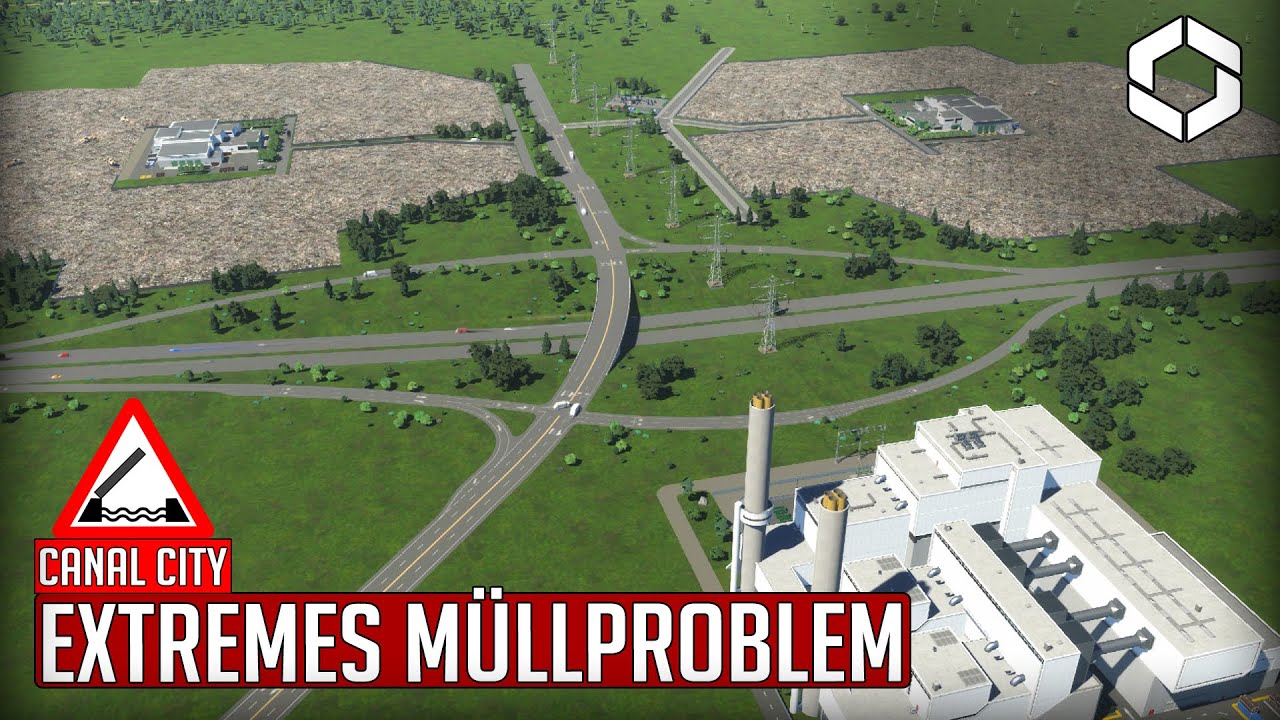 Extremes M&uuml;llproblem in der Kanalstadt in Cities Skylines 2! | Canal City 118