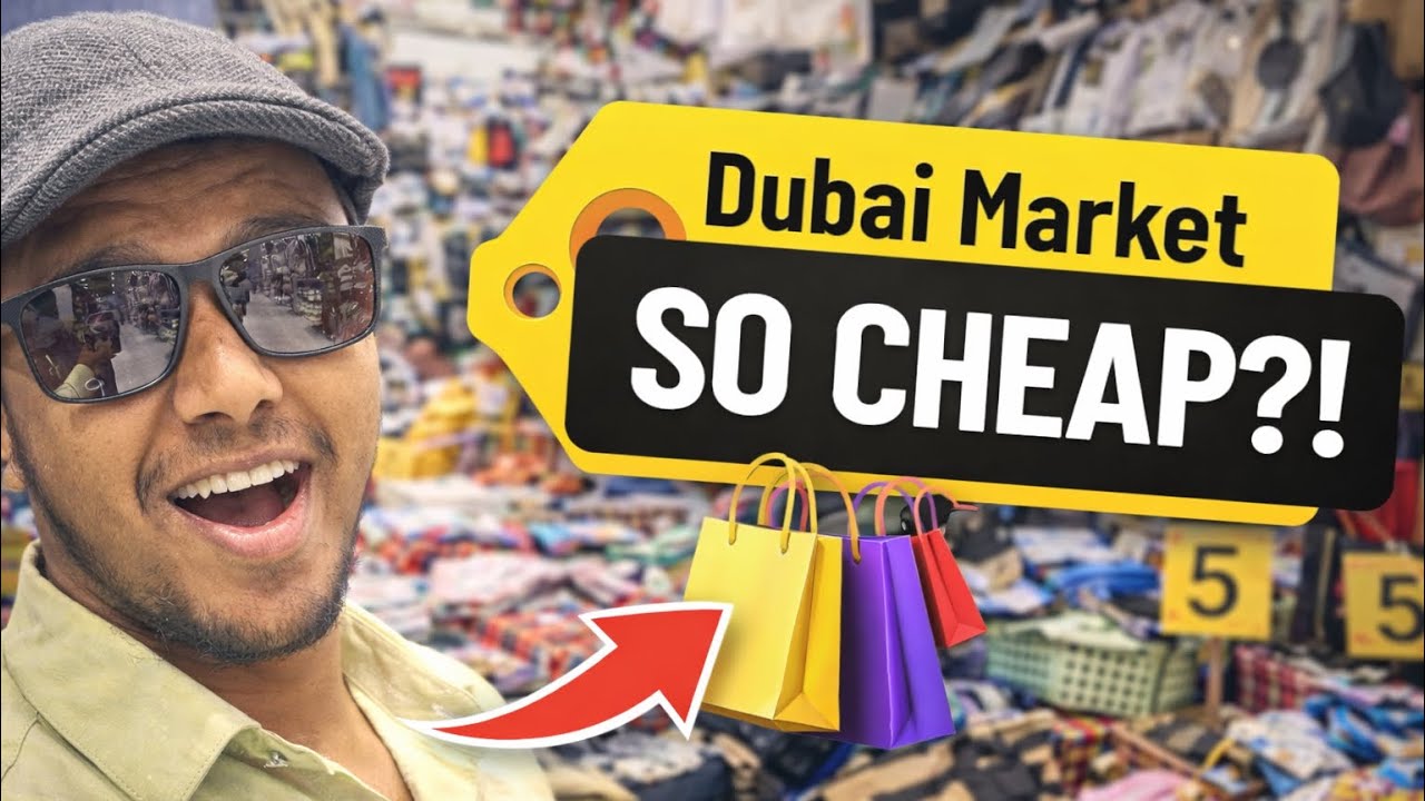I Explored Dubai’s Cheapest Market 😱 | Naif Market Deira