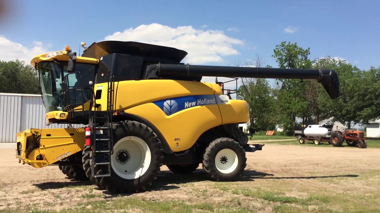 2008 New Holland CR 9060 Twin Rotor Combine 1548 Thresher Hrs 2103 Engine Hrs 9.0 L 360 Hp Diesel