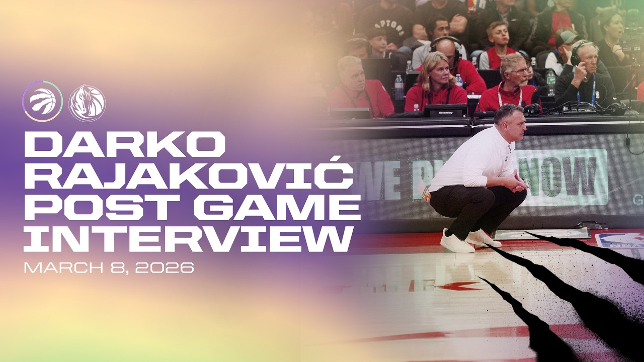 Darko Rajakovic | Post Game vs. Mavericks | March 08, 2026