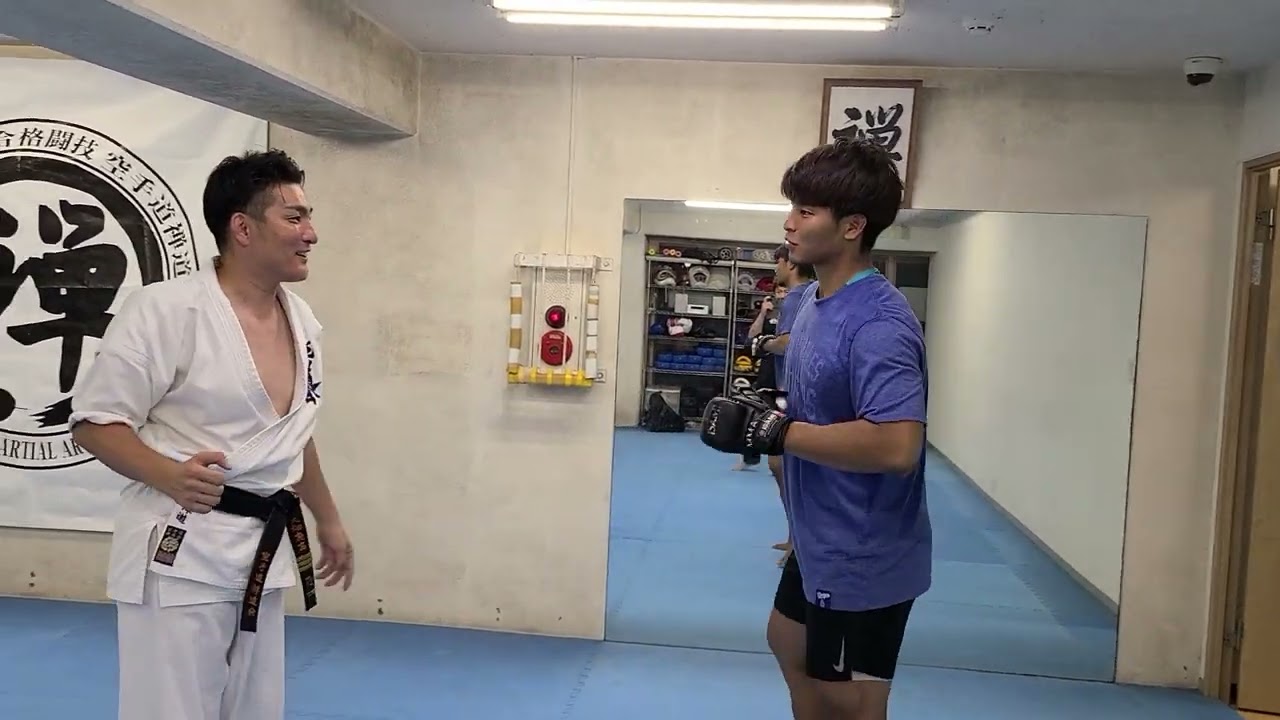 禅道会横浜支部大畑支部長の打撃講座！パンクラスで活躍する佐藤龍太郎への指導