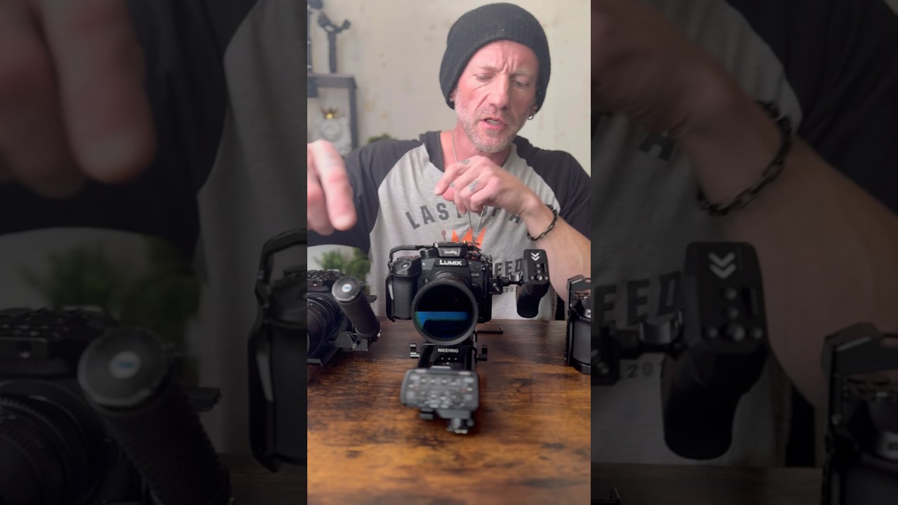 How the Panasonic XLR-1 adapter fits differently in GH5, GH6 and S1 