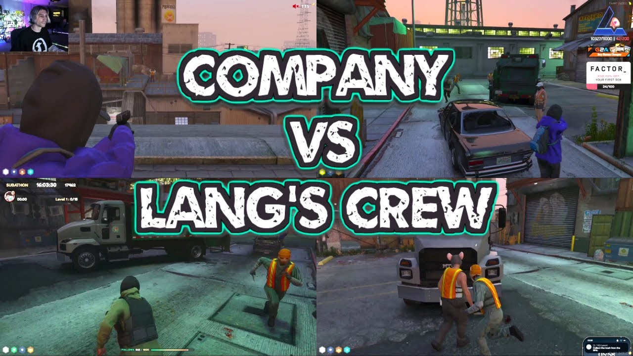 Company VS Lang Gang 2nd Fight At Cypress | Multi POV | NoPixel 4.0