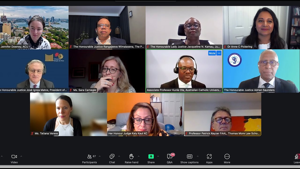 ACU Webinar on Nauru Declaration on Judicial Well being