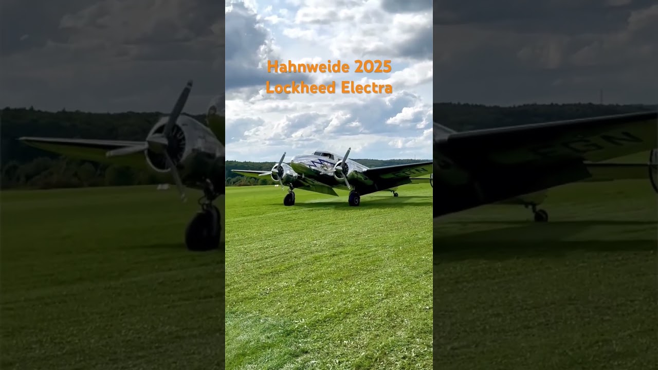 &ldquo;Lockheed L.12A Electra Junior at Hahnweide 2025 | OTT25 Historic Flight