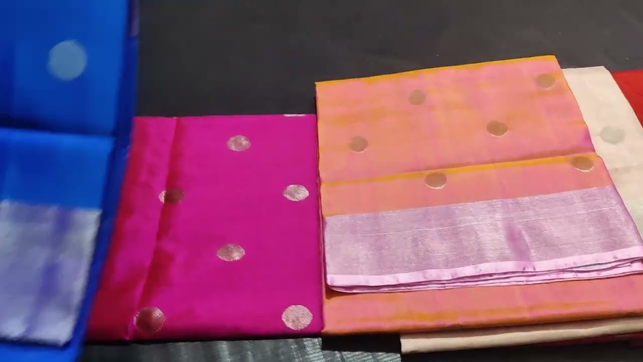New stock Pure Uppada pattu dollar Buta sarees wholesale price 3600 only what's up no 9848843477