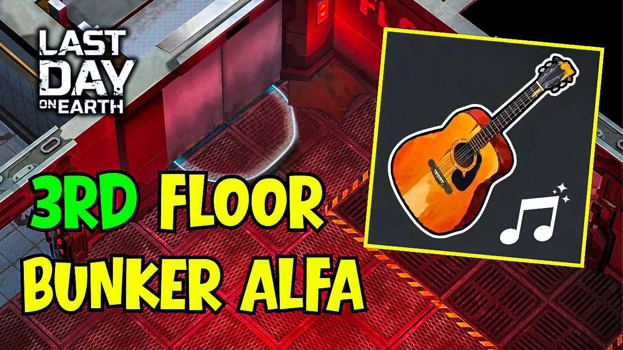 Bunker Alfa Cleared With Guitar Only | Last Day On Earth: Survival | LDOE