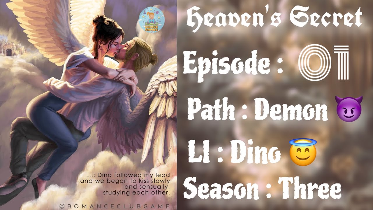 💎 Dino Route💙& Demon Path 😈 [Strong Connection]💎 Heaven's Secret S3, Ep1 (Romance Club)