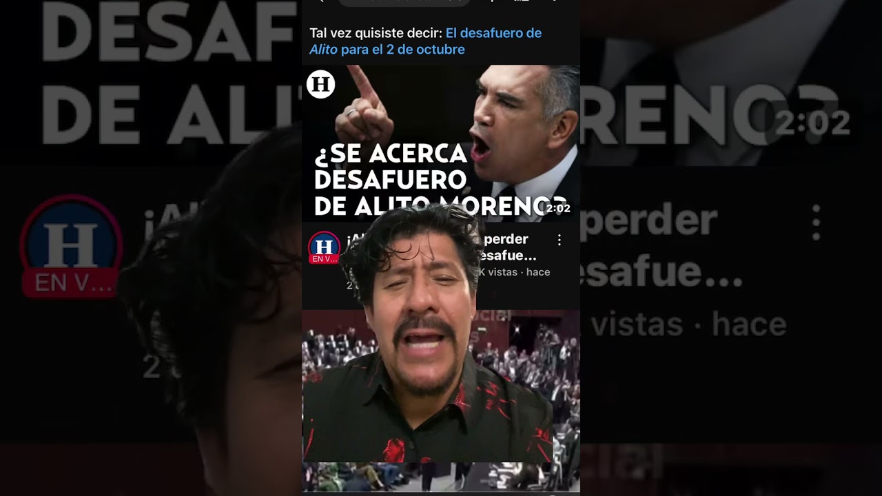 Esperemos que ahora sí, le quiten el suero Alejandro moreno y vaya a la cárcel