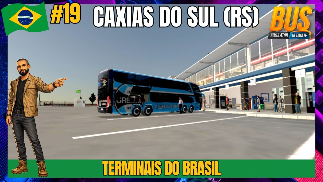 Terminal de Caxias do Sul (RS) no Bus Simulator: Ultimate