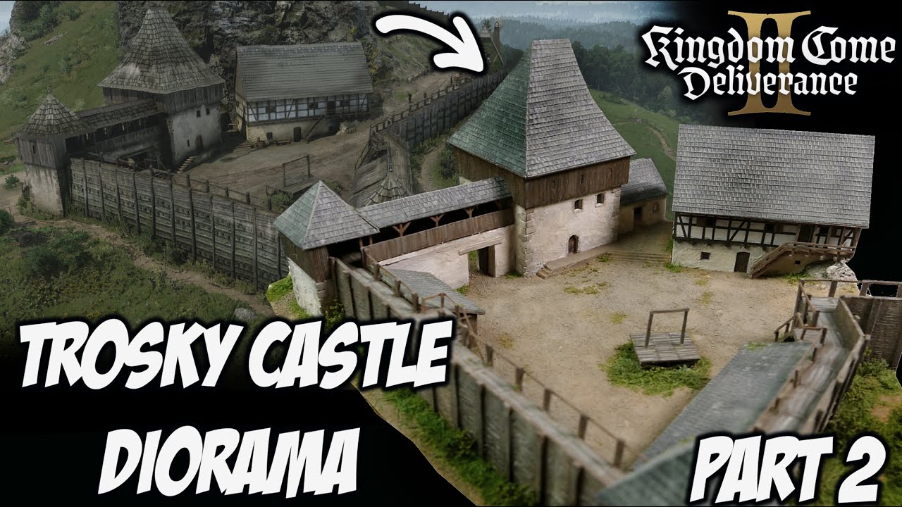 Trosky Castle Diorama: Part 2 - from Kingdom come deliverance 2