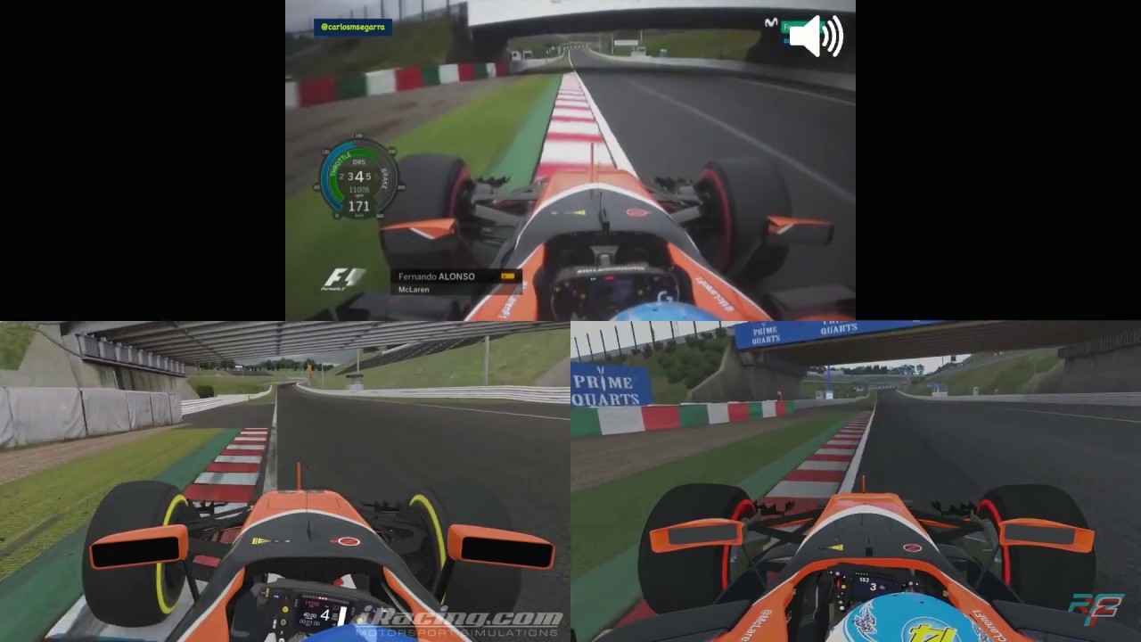 Suzuka - Real life vs iRacing vs rFactor 2