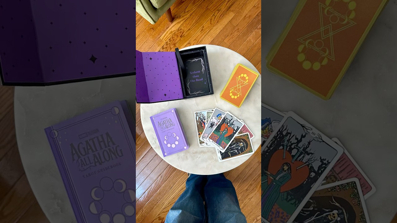 New Agatha All Along Tarot Deck #agathaallalong #amazon #disney #marvel #witchesroad #tarotcards