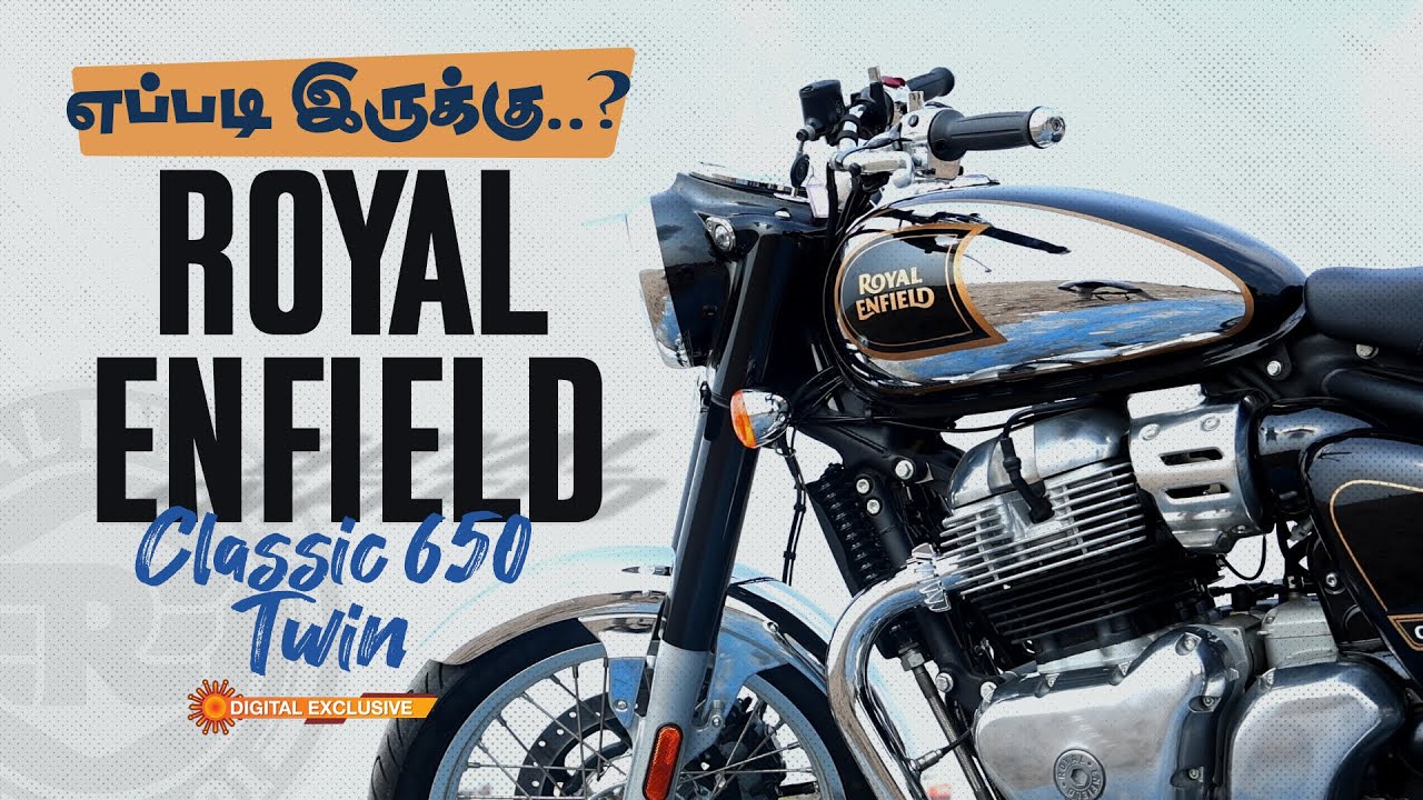 Royal Enfield Classic 650 Twin | Tamil Review | Ride Quality | Auto Spot | Sun News