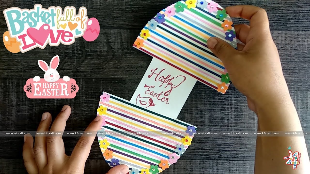 Easy DIY Easter Egg Card - Handmade Easter Greeting Card