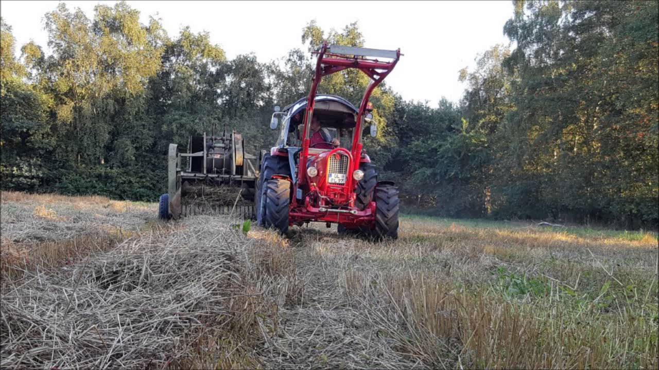 Güldner G35 A mit Claas Maximum Hochdruckpresse !