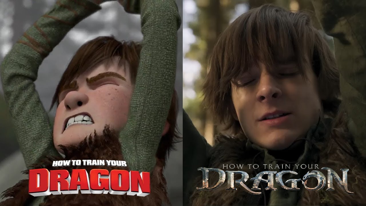 How to Train Your Dragon Trailer 2010 & 2025 Side by Side