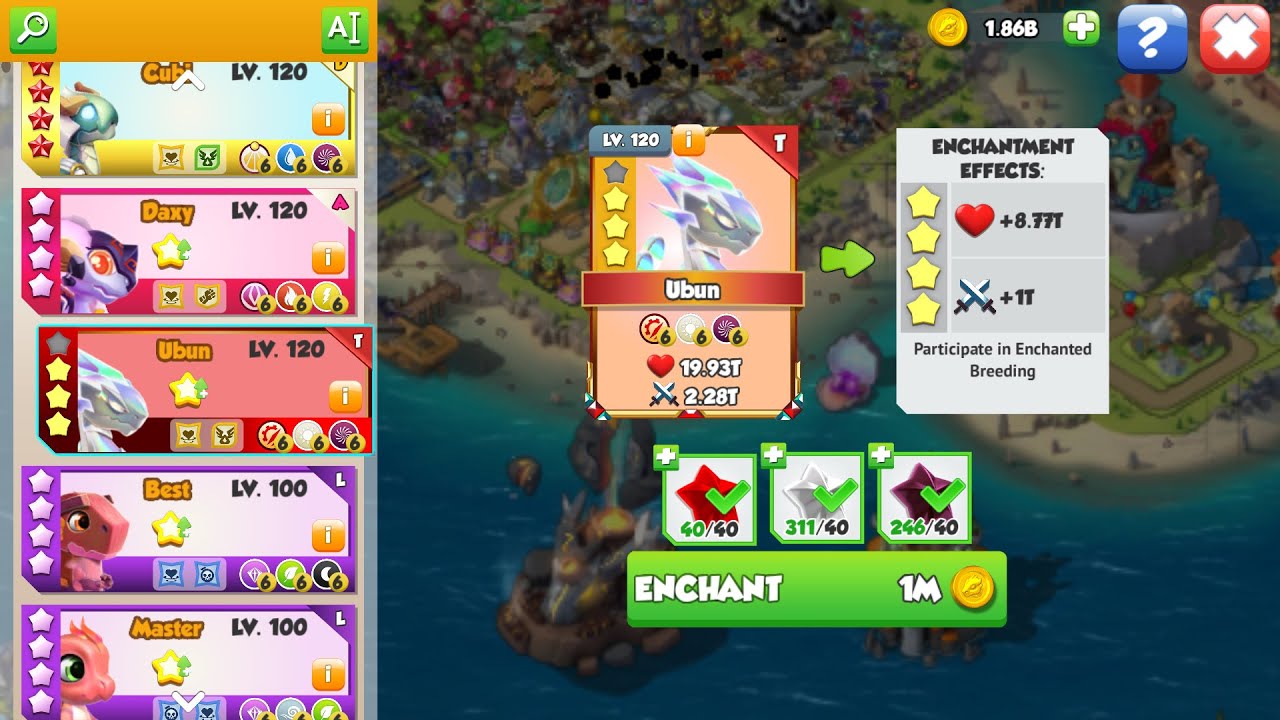 Upgrade Tyrant Prisma Dragon - Dragon Mania Legends