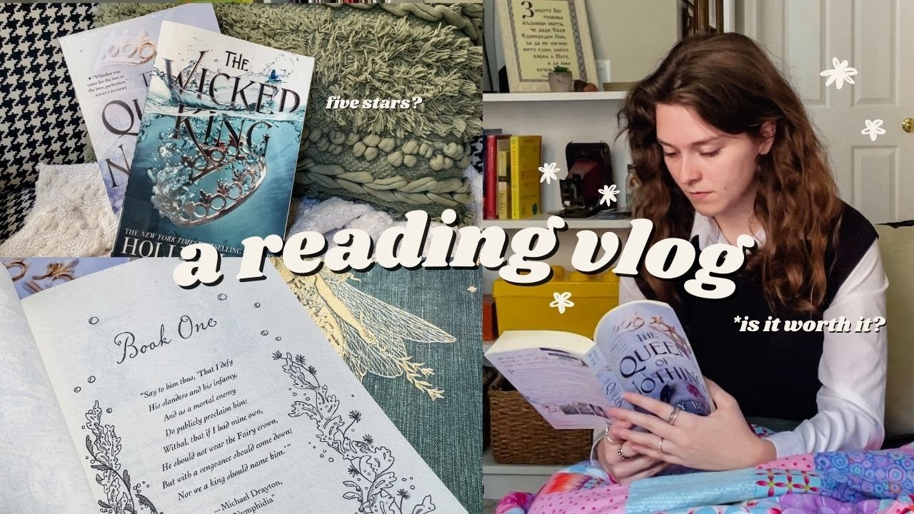 read the folk and the air series and the stolen heir with me | a cruel prince reading vlog!