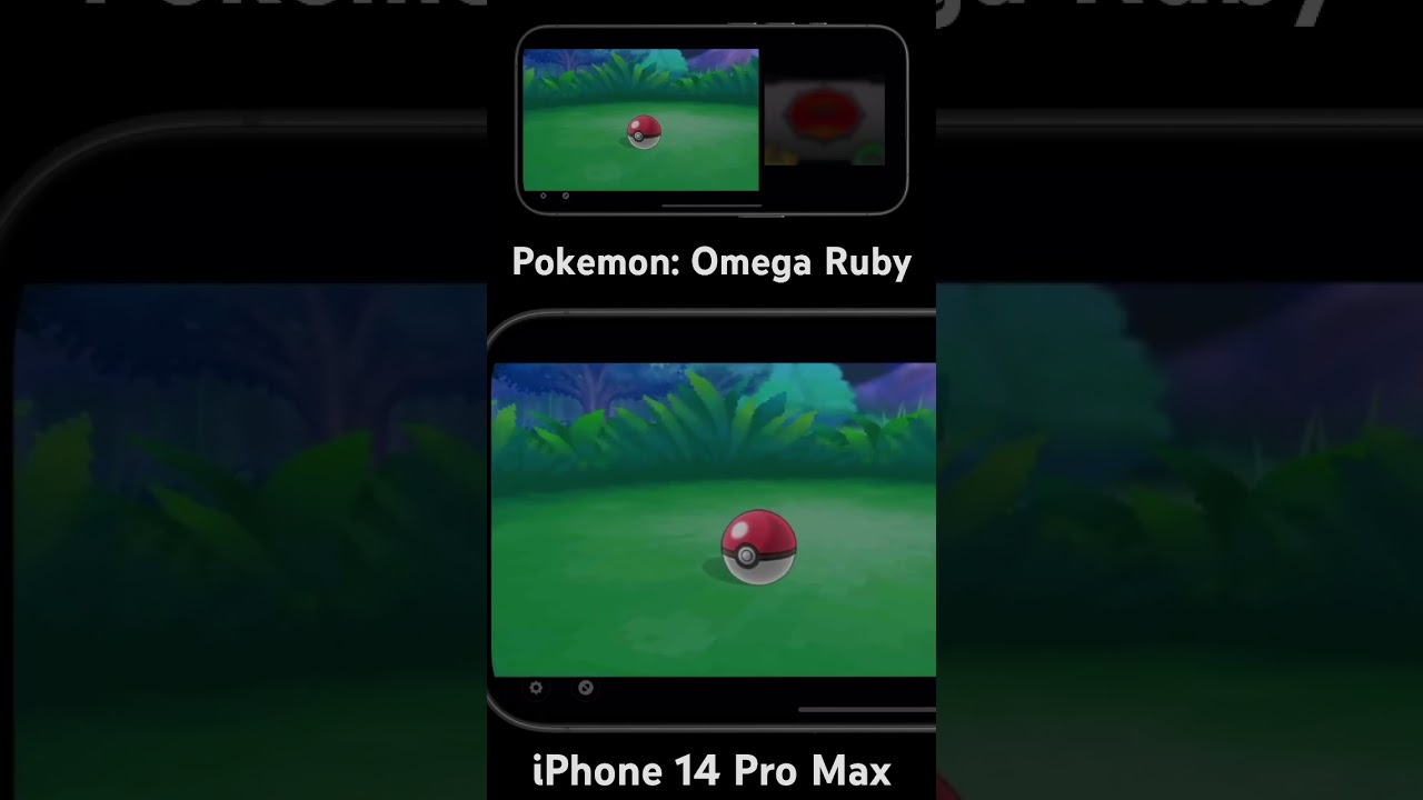Pokemon: Omega Ruby - iPhone 14 Pro Max, iOS 3DS Emulator (Manic Emu v1.4.2)