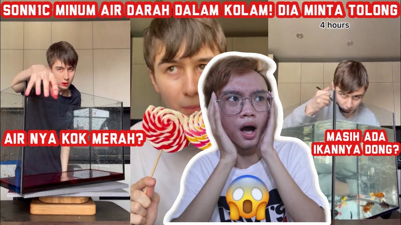 TIKTOKER SONN1C BUTUH PERTOLONGAN!!?? DIA MINUM AIR MERAH!!!