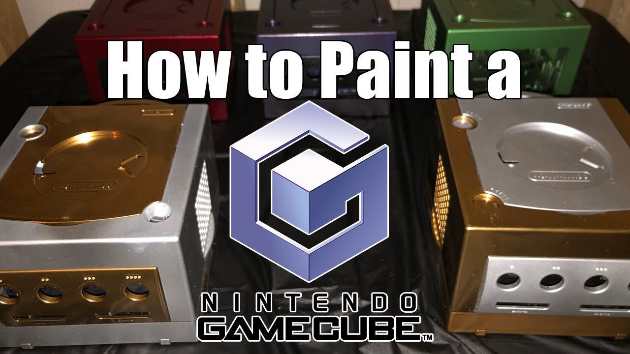 How to Paint a Nintendo Gamecube!