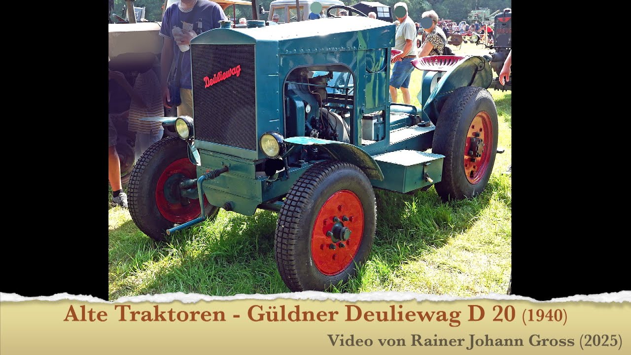 Старые тракторы - Güldner Deuliewag D 20 (1940)