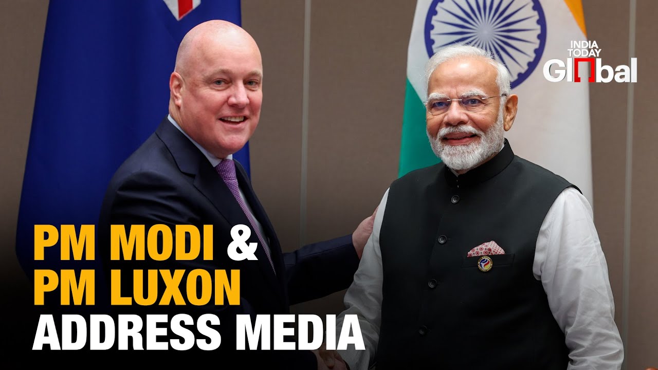 LIVE : PM Modi & New Zealand PM Christopher Luxon Hold Joint Press Meet at Hyderabad House