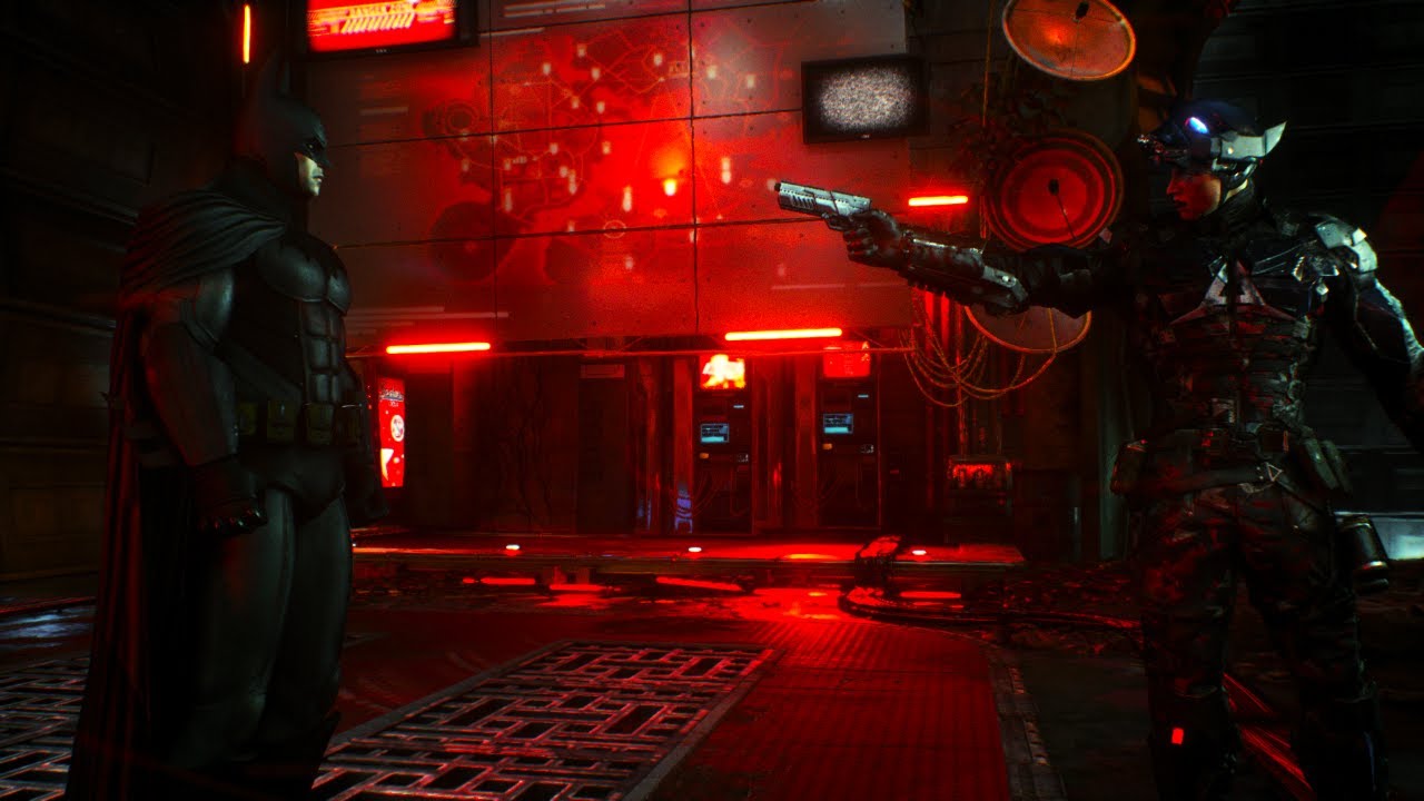 TAKE PLACE AFTER ORIGINS BEFORE ASYLUM (Proto - Asylum Batman Skin) - Batman: Arkham Knight