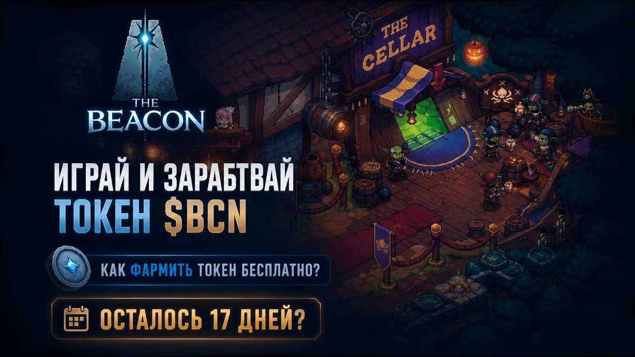 THE BEACON ИГРАЙ И ЗАРАБАТЫВАЙ $BCN! КАК ФАРМИТЬ ТОКЕН?