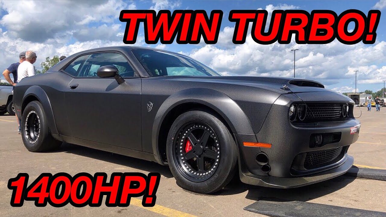 1400HP TWIN TURBO CARBON FIBER DODGE DEMON! *INSANE*