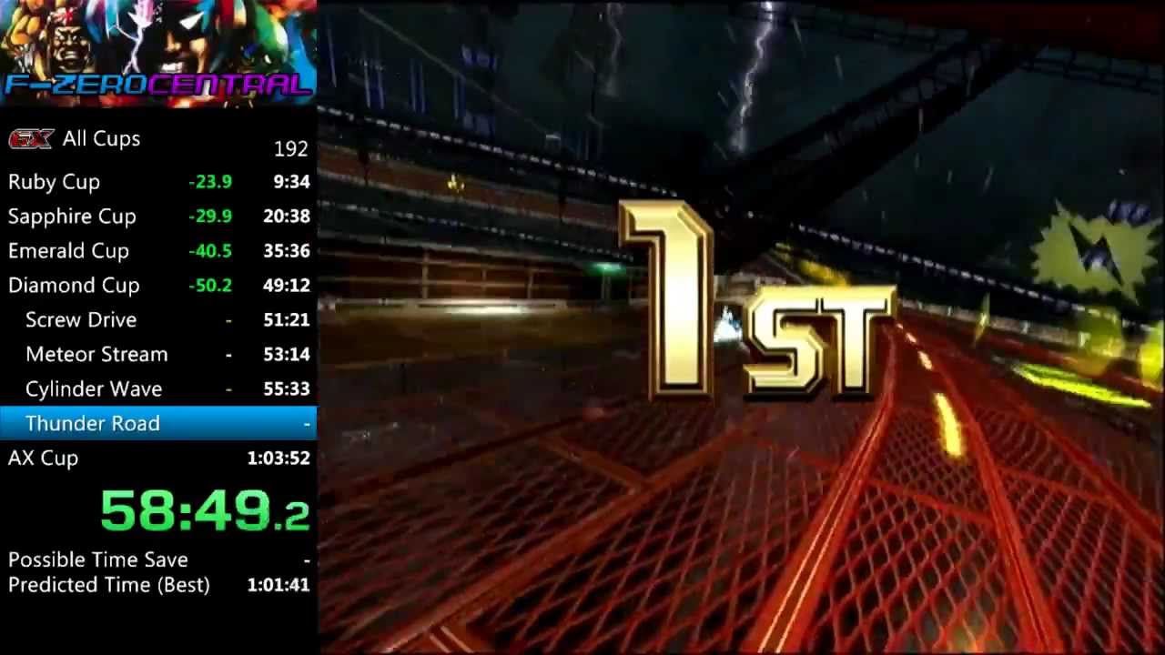 F-Zero GX - All Cups (Master) Speedrun in 1:02:36