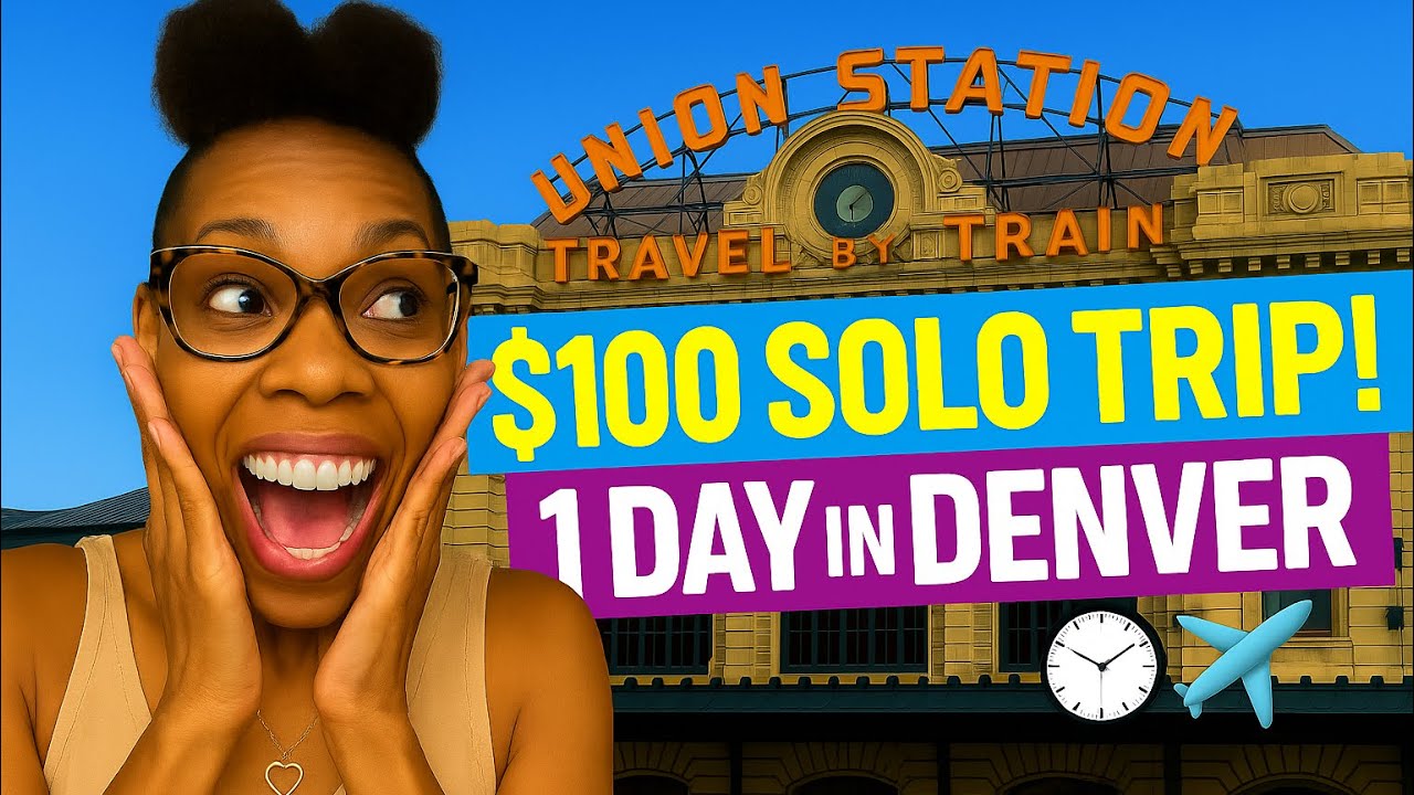 I Did Denver in 1 Day for $100! | Solo Travel on a Budget