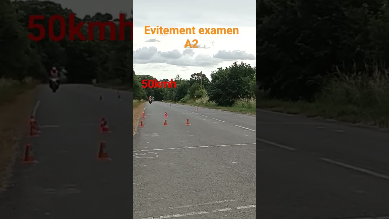 &eacute;vitement examen permis A2 #romilleconduite #motoecole #permisA2