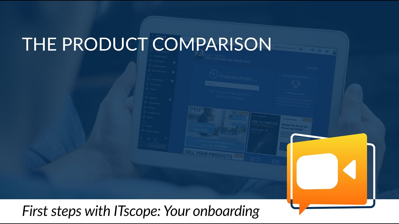 First steps with ITscope: Your onboarding - The product comparison