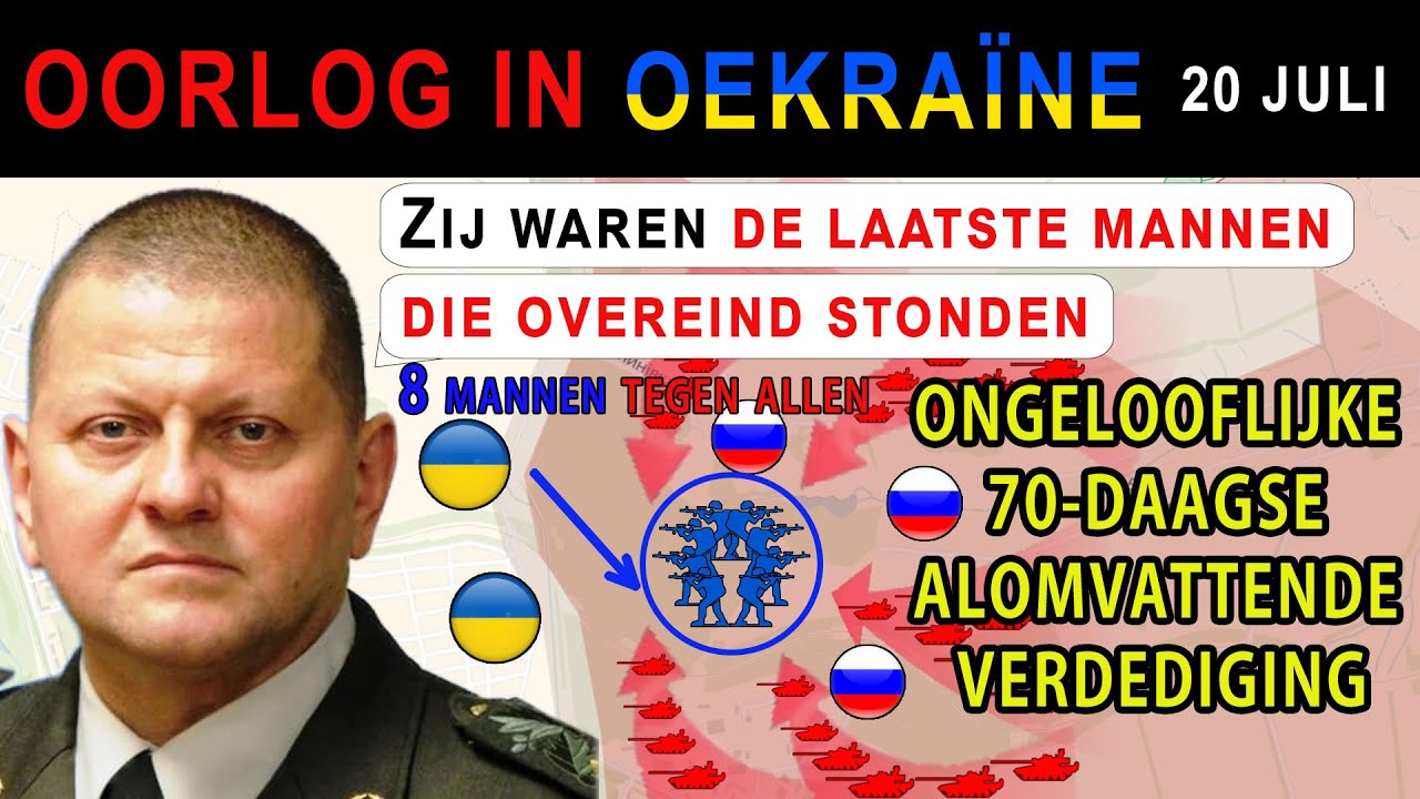 20 juli: 8 Oekra&iuml;ense Soldaten DOORBREKEN DE BELEGERING EN LATEN HONDERDEN DODE RUSSEN ACHTER