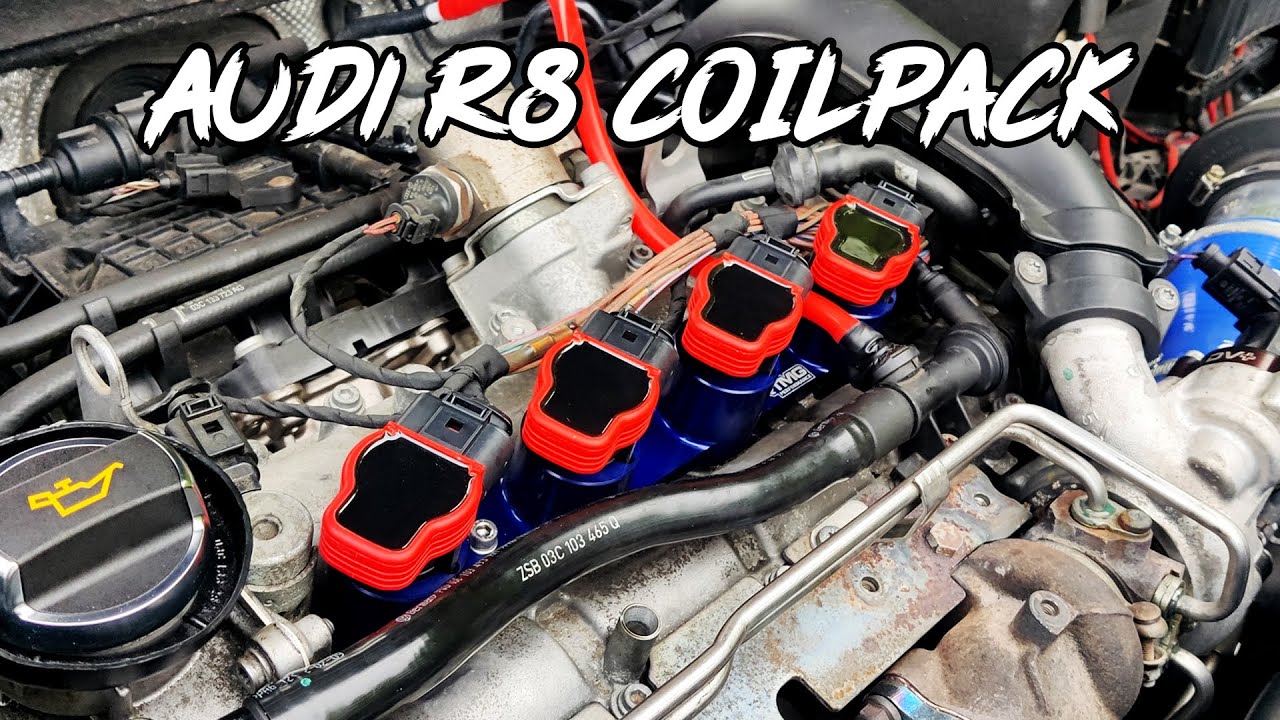 Установка катушки зажигания Audi R8 на двигатель 1.4 TSI | Подготовка 3-го этапа